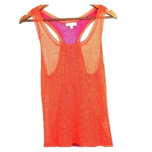 Sheer Knit Tank top